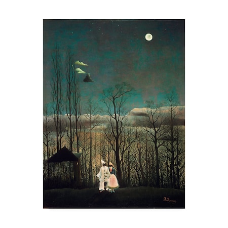 Rousseau 'Carnival Evening' Canvas Art,24x32